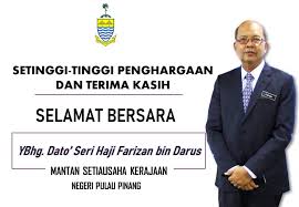 Pegawai kewangan negeri, jabatan kewangan negeri pulau pinang, pentadbiran setiausaha kerajaan negeri pulau pinang. Setinggi Tinggi Portal Rasmi Kerajaan Negeri Pulau Pinang Facebook