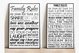 The family quote wall decal will liven up your home and will add a great conversation starter to your living room, entryway, or any other room in your home. Family Rules Sign Svg Family Quote Family Svg Family Svgs By Paper Switch Thehungryjpeg Com