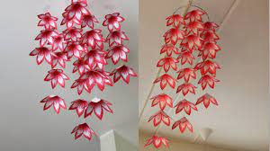 5 out of 5 stars. Diy Simple Home Decor Hanging Paper Flowers Handmade Decoration Youtube