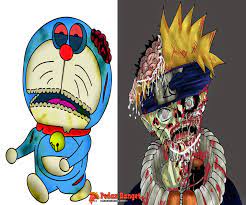 Animasi Foto Doraemon Seram Allwallpaper Cool Anime Wallpapers Anime Warrior Zombie Cartoon