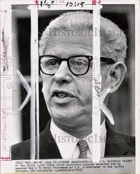 1965 Press Photo US Ambassador to UN Arthur Goldberg speaks at White House