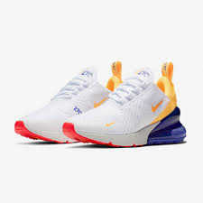 Feel The Air Above Below With The Women S Nikesportswear Airmax270 Flyknit In A Vibrant White O Sneakers Men Fashion Nike Shoes Outfits Nike Shoes Outlet
