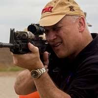 Ein georgischer Soldat mit der 32. georgischen Infanterie