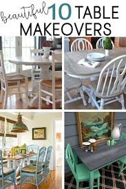 Top 10 Kitchen Table Transformations Painted Furniture Ideas Painted Kitchen Tables Diy Kitchen Table Kitchen Table Makeover