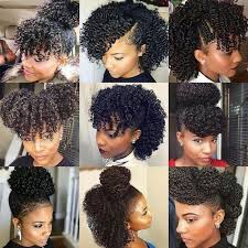 It blends your relaxed ends with your natural texture. Styling Afro Hair Nine Images Showing Different Hairdos Made From Natural Black Hair Topkn Natural Hair Styles Curly Hair Styles Curly Hair Styles Naturally