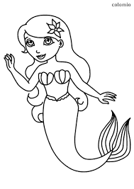On that scary illustration of ursula, the sea witch, we have reached the end of our collection of the little mermaid coloring pages printable. Mermaids Coloring Pages Free Printable Mermaid Coloring Sheets