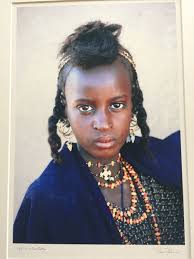 BRUCE BLUM SIGNED COLOR Photo Print (18"X 24")-"Girl with Fan Tattoo "