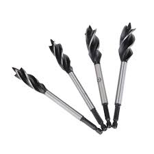 Hicello 16mm 18mm 20mm 22mm Woodworking Auger Bits 4 Flute Core Drill Bit Set Wood Door Lock Bore Hole Drill You Cou Woodworking Drill Bits Drill Bits Drill