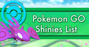 pokemon go shinies list pokemon go wiki gamepress