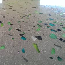 Use Recycled Coloured Glass In Your Next Concrete Project Polished Concrete Concrete Floors Concrete Decor