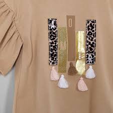 Mini Girls Beige Leopard Print Legging Set Baby Girls Outfits Mini Girls Girls Leopard Print Leggings Diy Clothes Clothes Design