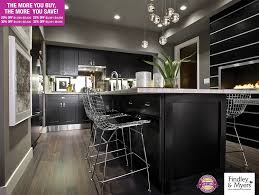 Love These Black Cabinets With Stainless Steel Trim Kick Plates Cabinets To Go Contemporary Kitchen Island Contemporary Kitchen Shaker Style Kitchen Cabinets