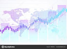 Stock Market And Exchange Candle Stick Graph Chart Of Stock