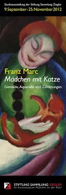 FRANZ MARC- MÄDCHEN MIT KATZE 2