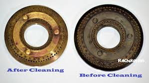 This allows an even flame pattern to spread throughout the burner. Ruchikaram How To Clean Gas Stove Burner Kitchen Cleaning Tips