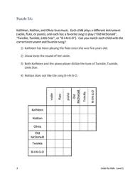While we receive compensation when you cl. Sample Puzzle From Logic Grids For Kids Level 1 By The Math Profs