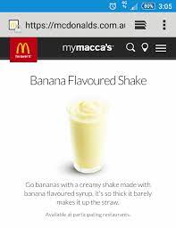 Mcdonalds Banana Shake Crunchynutchris