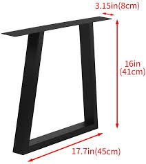 Of eight 2x4s, one 2x2s and 1x3s each and two 1x8s. Buy Metal Furniture Legs Metal Legs For Diy Coffee Table Furniture Bench Cast Iron Coffee Table Legs 16 Height 17 7 Wide Industrial Black Dining Table Legs Rustic Duty Square Tube Desk Legs 2 Pcs Online In Vietnam