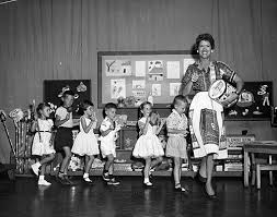 The pictures released by the queensland state archives show children learning in tech studies, blacksmithing, home economics and other subjects. Remember Romper Room Groovy History