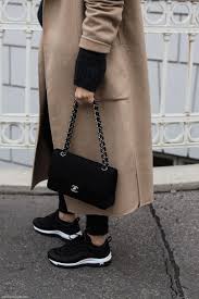 Air Max 97 Black And White Outfit Chanel Bag Nike Airmax 97 I More On Viennawedekind Com Chanelhandbags Fashion Air Max Outfit Air Max 97 Outfit
