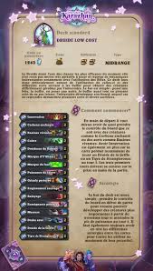 Level up your hearthstone with written guides! Hearthstone Deck Druide Low Cost