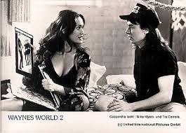Alas, it was not quite to be. Pf Waynes World 2 Mike Myers Tia Carrere Ebay