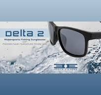 Epoch Eyewear Delta Watersports Fishing Sunglasses Black Frame with  Polarized Super-Hydrophobic Smoke Lens UV Protection