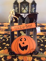 Pumpkin Hollow Trick Or Treat Black Orange Wood Halloween Decoration Ebay Wood Halloween Decorations Halloween Decorations Halloween Wood Crafts