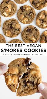 Vegan S Mores Cookies Recipe Vegan Cookies Recipes Vegan Dessert Recipes Vegan Desserts