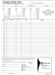 Instructions And Dosage Schedule For Allergenic Extracts