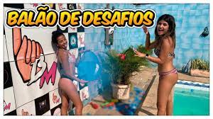 Desafio da piscina 2020 !!!18:38. Brincadeira Do Balao De Agua Com Desafios Na Piscina Bem Menininhas Youtube