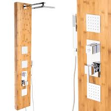 Details Zu Steinkirch Bambus Duschpaneel Multi Funktionen Regendusche Dusche Handbrause Xxl