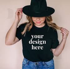 Bella Canvas 3001 Mockup Black T Shirt Mockup Fall Mockup Etsy In 2020 Hoodie Shirt Womens Shirts Women