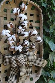 Cotton Boll Tobacco Basket Farmhouse Style Gallery Wall Tobacco Basket Decor Primitive Decorating Country Cotton Decor