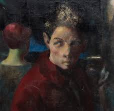 Lot 126: Avery Handly, Self Portrait