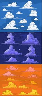 Cartoon Clouds Cartoon Clouds Cloud Drawing Cloud Illustration