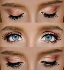 Makeup For Blue Eyes Eyeshadow Tutorials For Light Eyed Girls Droopy Eye Makeup Natural Wedding Makeup Simple Everyday Makeup