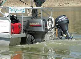 Mounting brackets are really useful in locking down your trolling motor. New Toon Kicker Auxiliary Outboard Mount For Pontoons Boats Com