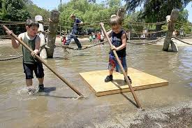 Adventure Playground Looks Like So Much Fun For When The Kids Are A Bit Older Playground Natural Playground Outdoor Play
