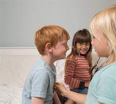 Brother Sister Playing Doctor Pic Stock Photos Page 1 Masterfile