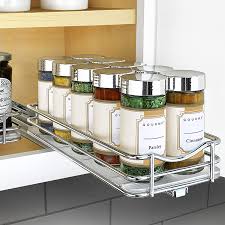 4.9 out of 5 stars. Amazon Com Lynk Professional Slide Out Spice Rack Upper Cabinet Organizer 4 1 4 Single Chrome Kitchen Dining
