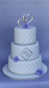 Which is the best color for a wedding cake? White And Silver Wedding Cake Cake By Enza Sweet E Cakesdecor