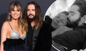 Bill kaulitz is a 31 year old german vocalist. Heidi Klum 46 Says She S Much Happier Now She S Married To Tom Kaulitz 30 Daily Mail Online