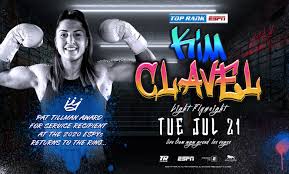 Kim clavel will box on saturday in montreal in front of his parents and friends for the first time since december 7, 2019 and not even a hurricane could take away the huge smile printed on his face for a few weeks. 2020 Espy Winner Kim Clavel Returns To The Boxing Ring July 21 Live On Espn Espn Press Room U S