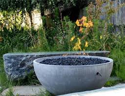You actually make the bowl that everything sits inside of. Diy Concrete Fire Pit The Owner Builder Network