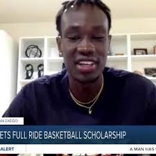 Refugee gets full ride basketball scholarship