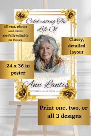 Funeral Photo Collage Template Bundle, Funeral Welcome Sign Template,  Celebration of Life, in Loving Memory, Easel Display Memorial Poster