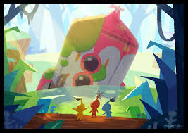 Pikmin Fanart On Behance Indie Game Art Game Concept Art Game Art
