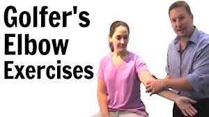 How to perform golfer's elbow. Golfers Elbow Exercises Youtube