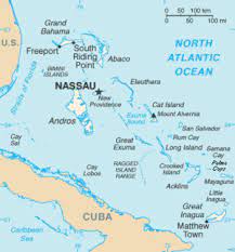 Karte von den wichtigsten inseln und städte der bahamas. Bahamas Reisefuhrer Auf Wikivoyage